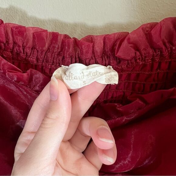 ✨ Altar’d State Women’s Red Poofy Dress Small - Picture 4 of 10